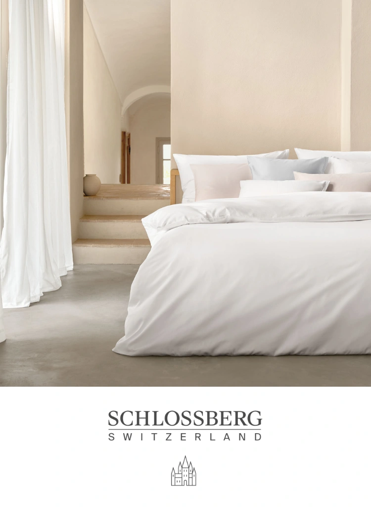 Die Luxusbettwäsche von Schlossberg bei uns entdecken